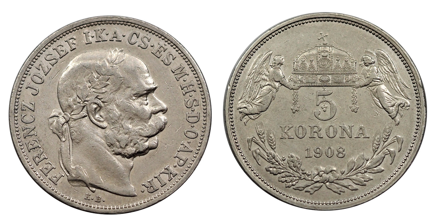 Ferenc József 1848-1916 5 korona 1908