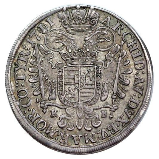 I.József 1705-1711 1/2 tallér 1711 KB