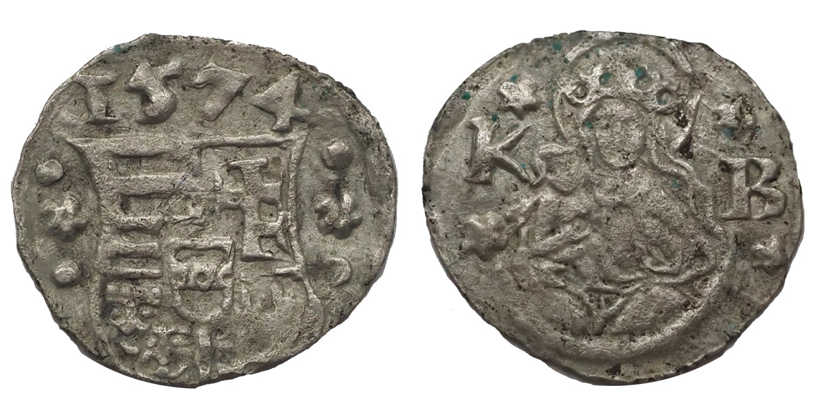 Miksa 1564-1576 obolus 1574