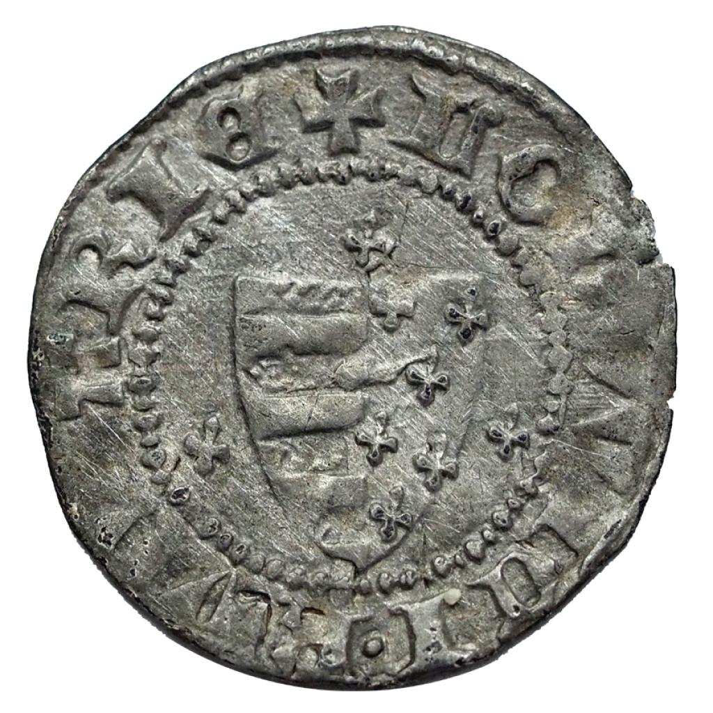 I.Lajos 1342-1382 denár liliom FB R!