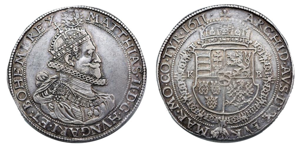 II.Mátyás 1608-1619 tallér 1611