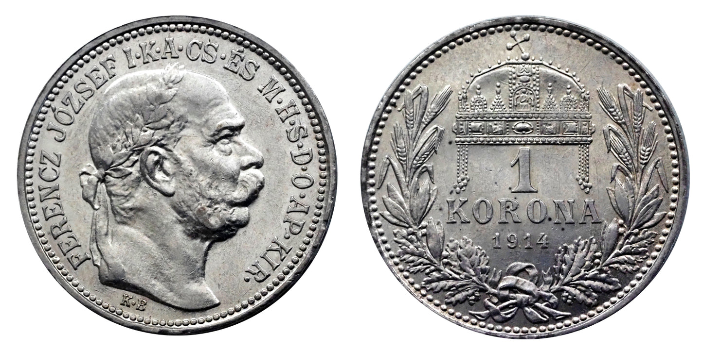 Ferenc József 1 korona  1914