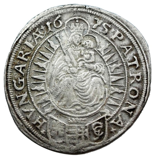 I.Lipót 1657-1705 XV krajcár 1675 Pozsony