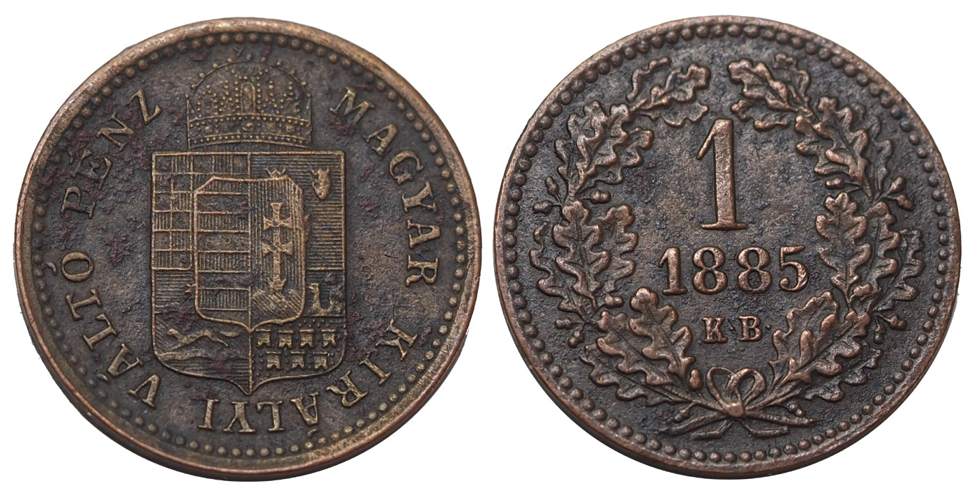 Ferenc József 1848-1916 1 krajcár 1885 KB