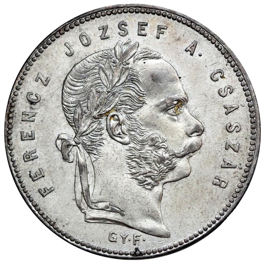 Ferenc József 1848-1916 Forint 1869 Gyf