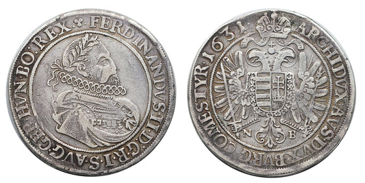 II.Ferdinánd 1619-1637 tallér 1631