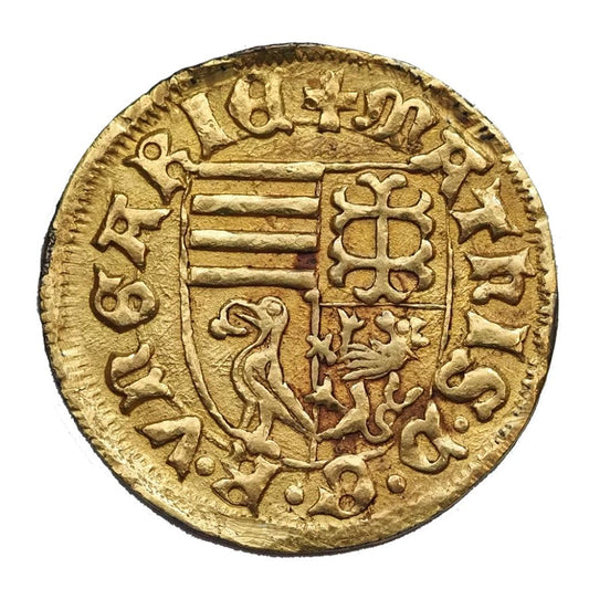 Hunyadi Mátyás 1458-1490 aranyforint R!