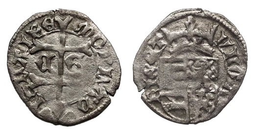 V.László 1453-1457denár Kassa