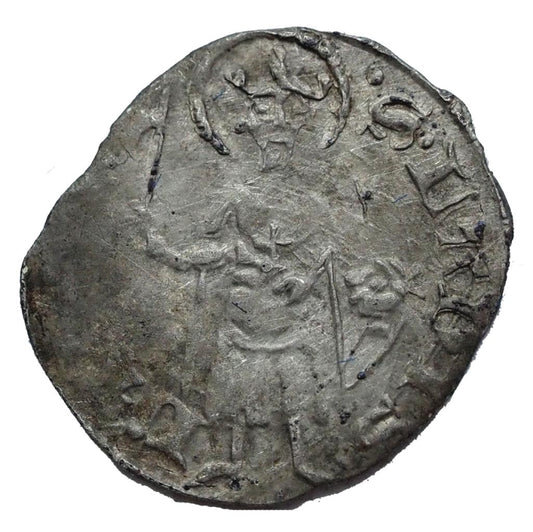 I.Lajos 1342-1382 denár szerecsenfej-csillag