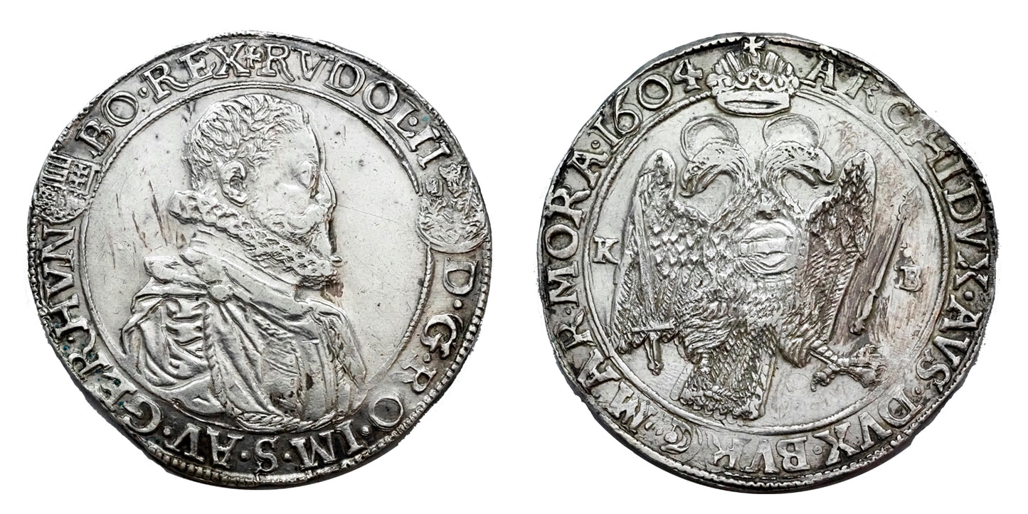 Rudolf 1576-1608 tallér 1604
