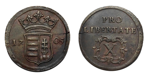 II.Rákóczi Ferenc 1703-1711 X poltura 1705