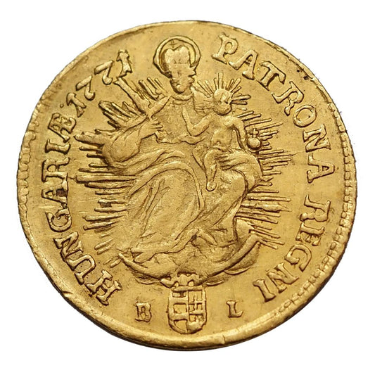 Mária Terézia 1740-1780 dukát 1771 B-L R!