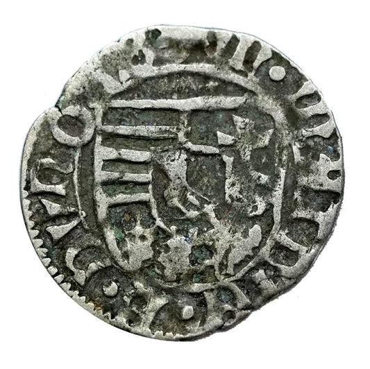 Hunyadi Mátyás 1458-1490 denár R!