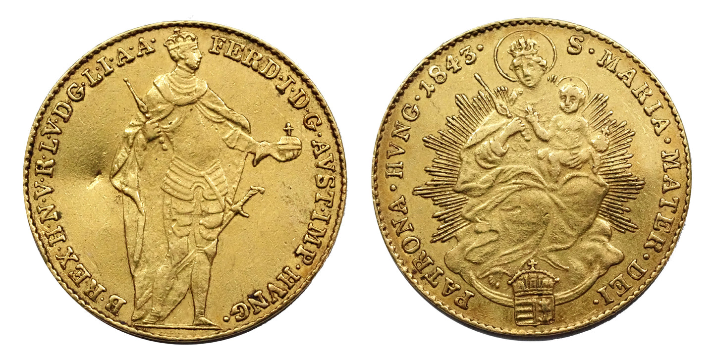 V.Ferdinánd 1835-1848 dukát 1843